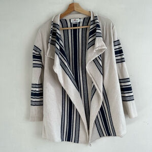 Women's Vineyard Vines Cardigan, Size S, Beige & Navy